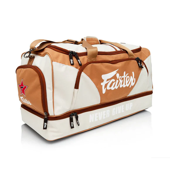 Gym Bag - Khaki/Orange